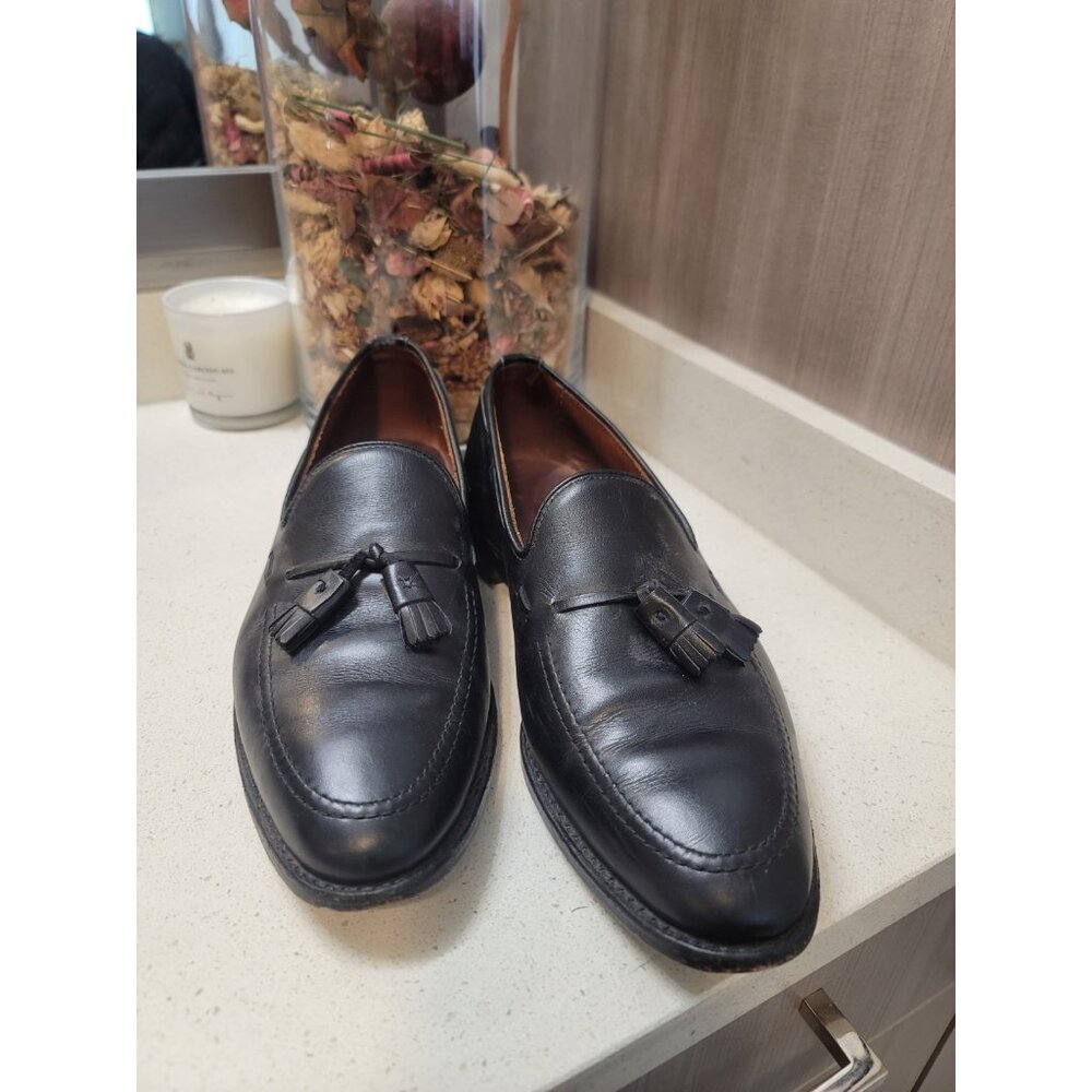 Allen Edmonds "GRAYSON"  Men's Leather Tassel Loafers 12 C Black USA